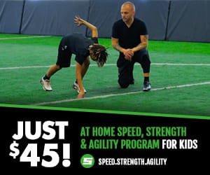 At home speed, strength, and agility program ad